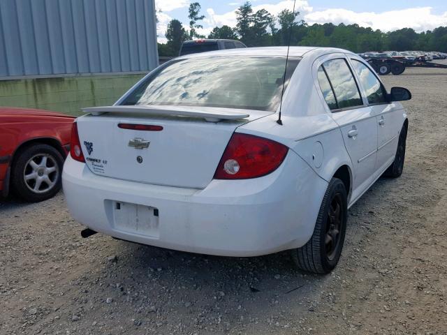 1G1AL55F177143118 - 2007 CHEVROLET COBALT LT WHITE photo 4