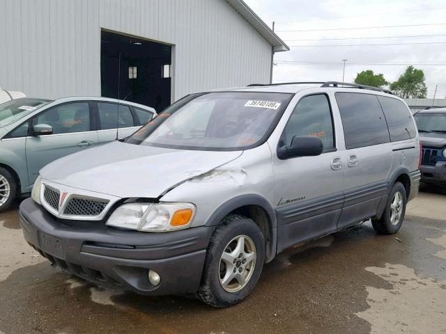 1GMDX03E42D130598 - 2002 PONTIAC MONTANA SILVER photo 2