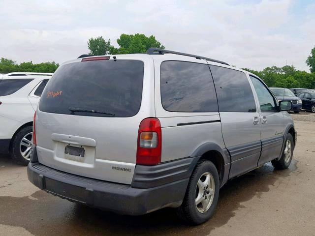 1GMDX03E42D130598 - 2002 PONTIAC MONTANA SILVER photo 4