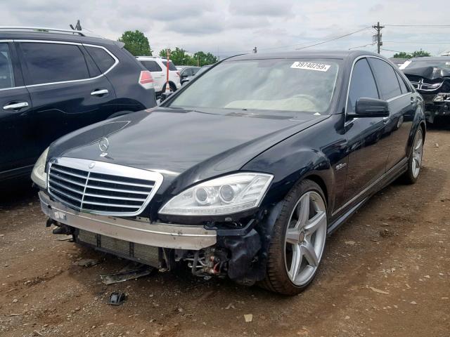 WDDNG7HB2AA315402 - 2010 MERCEDES-BENZ S 63 AMG BLACK photo 2