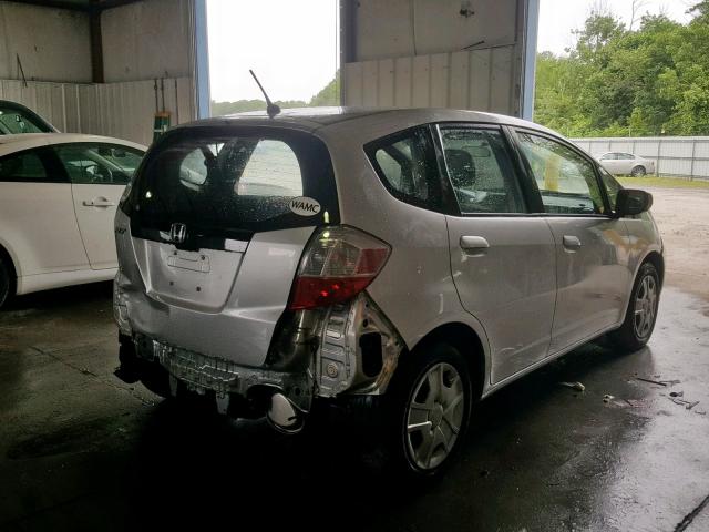 JHMGE8G38CS005324 - 2012 HONDA FIT SILVER photo 4