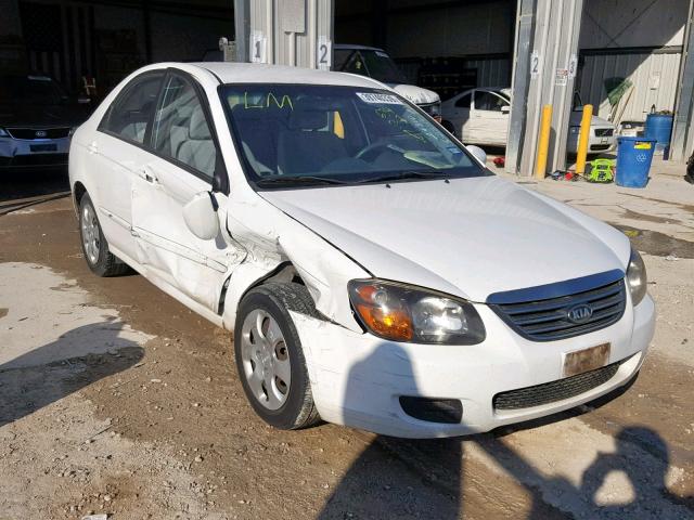 KNAFE221095634547 - 2009 KIA SPECTRA EX WHITE photo 1