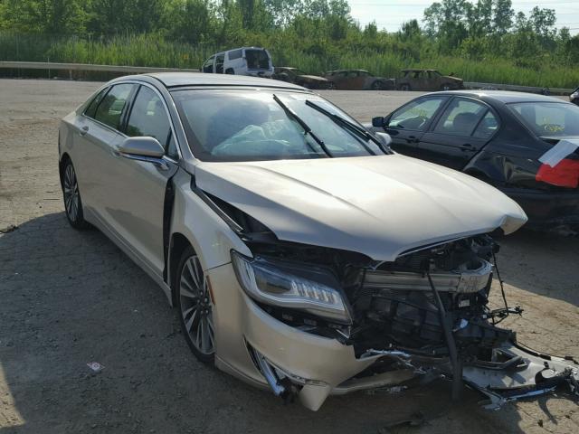 3LN6L5E98HR603033 - 2017 LINCOLN MKZ RESERV SILVER photo 1