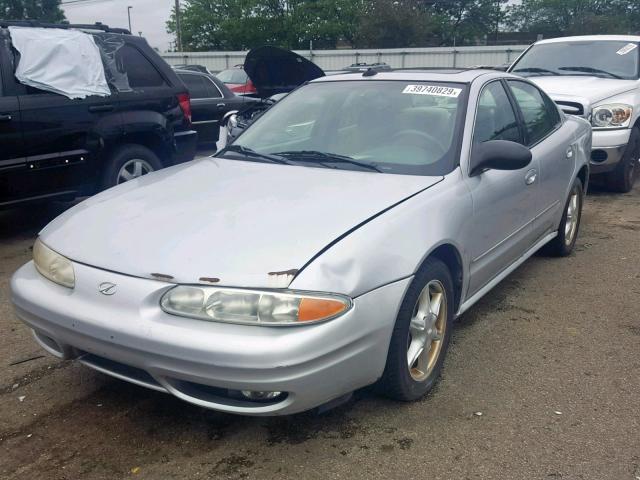 1G3NL52E54C161399 - 2004 OLDSMOBILE ALERO GL SILVER photo 2