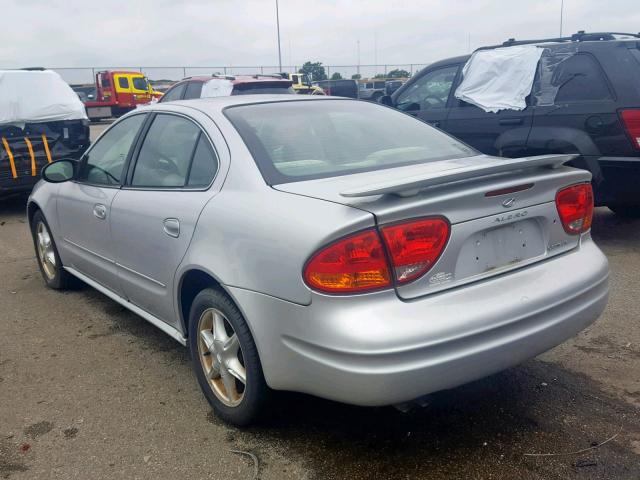 1G3NL52E54C161399 - 2004 OLDSMOBILE ALERO GL SILVER photo 3