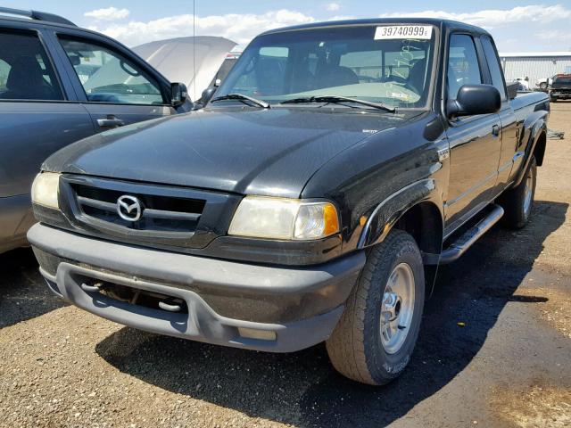 4F4YR16V31TM23244 - 2001 MAZDA B3000 CAB BLACK photo 2