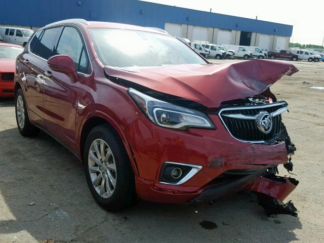 LRBFXCSA2KD044556 - 2019 BUICK ENVISION E BURGUNDY photo 1