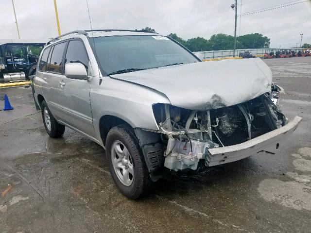 JTEGD21A260140660 - 2006 TOYOTA HIGHLANDER SILVER photo 1