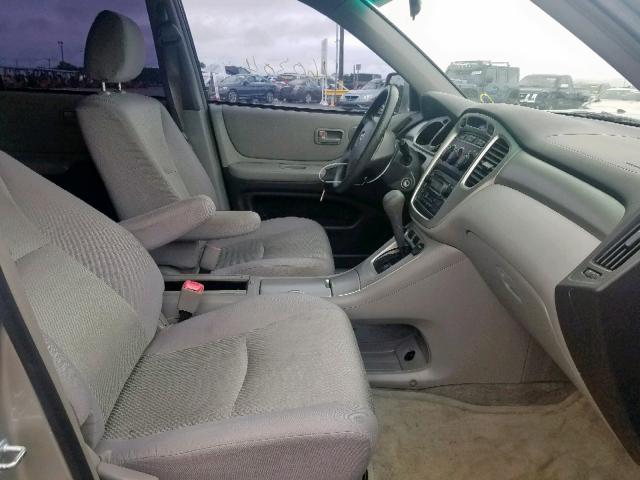 JTEGD21A260140660 - 2006 TOYOTA HIGHLANDER SILVER photo 5