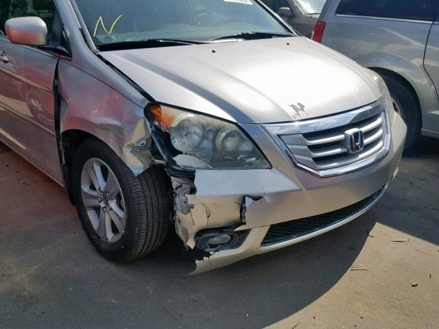 5FNRL38929B036676 - 2009 HONDA ODYSSEY TO SILVER photo 9