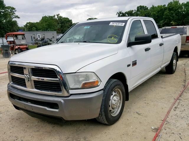 3D7TP2CT4BG610188 - 2011 DODGE RAM 2500 WHITE photo 2