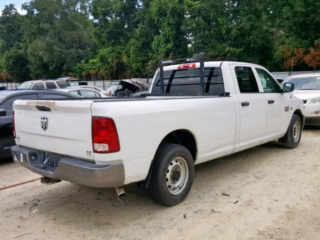 3D7TP2CT4BG610188 - 2011 DODGE RAM 2500 WHITE photo 4