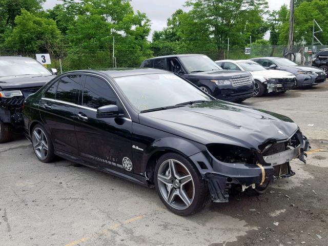 WDDGF7HB1BF558232 - 2011 MERCEDES-BENZ C 63 AMG BLACK photo 1