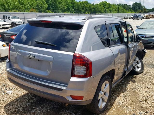 1C4NJCBA8GD611813 - 2016 JEEP COMPASS SP ვერცხლისფერი ფოტო 4