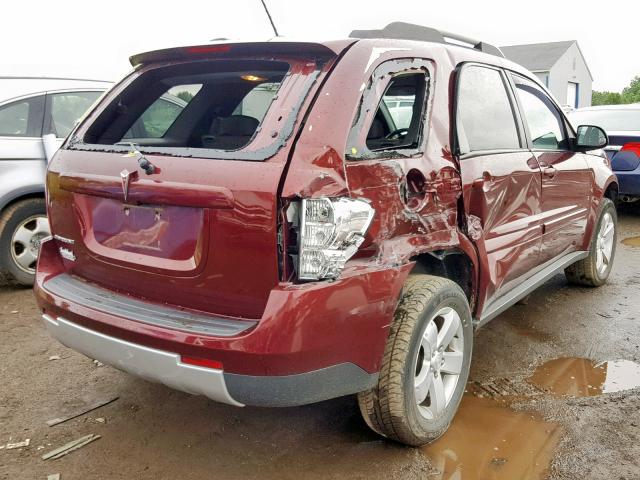 2CKDL33F086318593 - 2008 PONTIAC TORRENT BURGUNDY photo 4