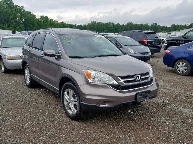 5J6RE4H77AL076035 - 2010 HONDA CR-V EXL BROWN photo 1