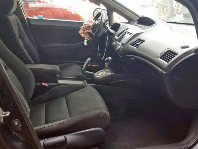 2HGFA16699H324700 - 2009 HONDA CIVIC LX-S Սև լուսանկար 5