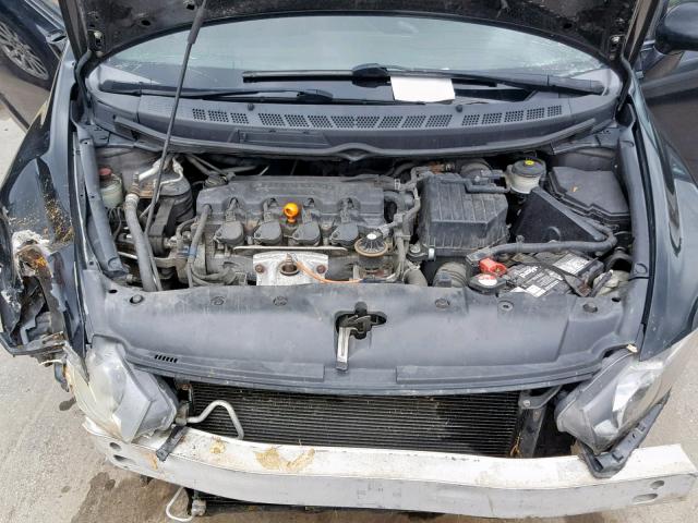 2HGFA16699H324700 - 2009 HONDA CIVIC LX-S Սև լուսանկար 7