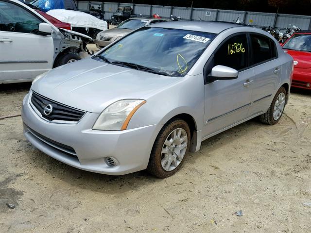 3N1AB6AP0CL609323 - 2012 NISSAN SENTRA 2.0 BLUE photo 2