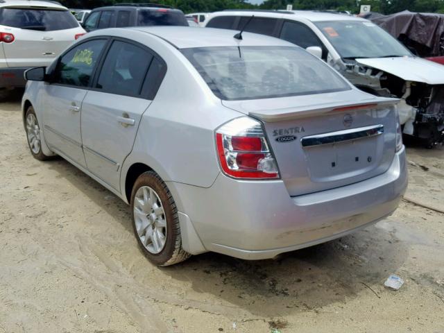 3N1AB6AP0CL609323 - 2012 NISSAN SENTRA 2.0 BLUE photo 3