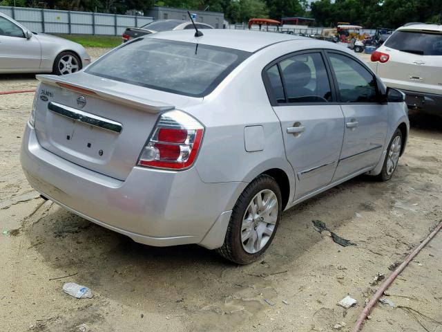 3N1AB6AP0CL609323 - 2012 NISSAN SENTRA 2.0 BLUE photo 4