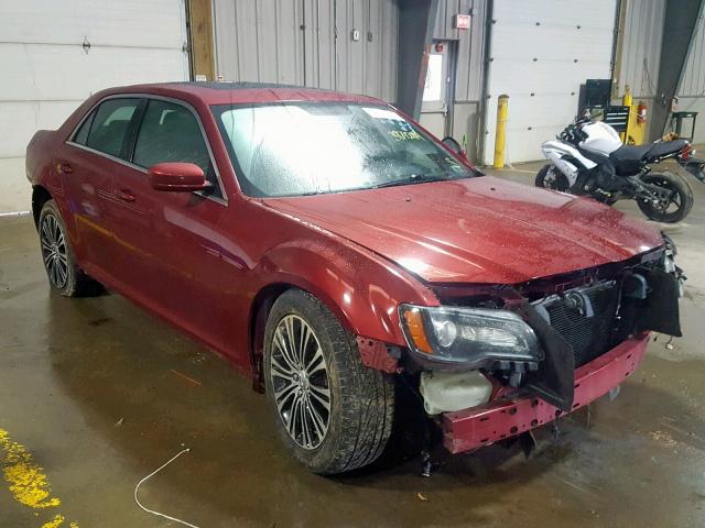 2C3CCAGT1DH566264 - 2013 CHRYSLER 300 S RED photo 1