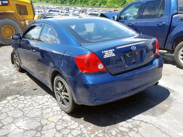 JTKDE177350059281 - 2005 TOYOTA SCION TC ლურჯი ფოტო 3