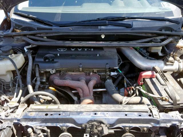 JTKDE177350059281 - 2005 TOYOTA SCION TC ლურჯი ფოტო 7