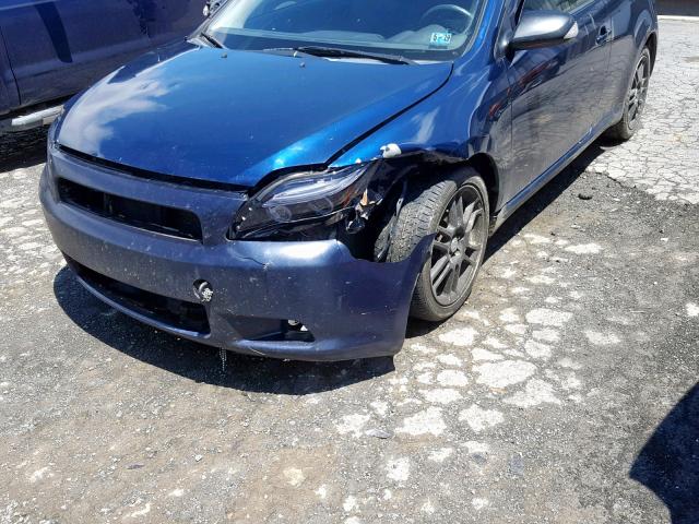 JTKDE177350059281 - 2005 TOYOTA SCION TC ლურჯი ფოტო 9
