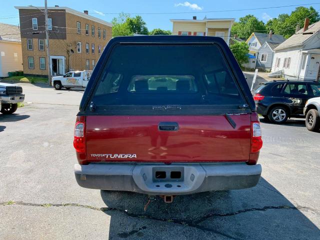 5TBJU32196S473121 - 2006 TOYOTA TUNDRA RED photo 4