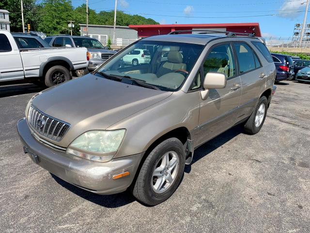 JTJHF10U220282801 - 2002 LEXUS RX 300 TAN photo 2