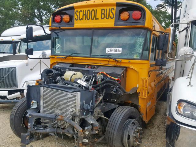 1BAKDCSA3KF354285 - 2019 BLUE BIRD SCHOOL BUS YELLOW photo 2