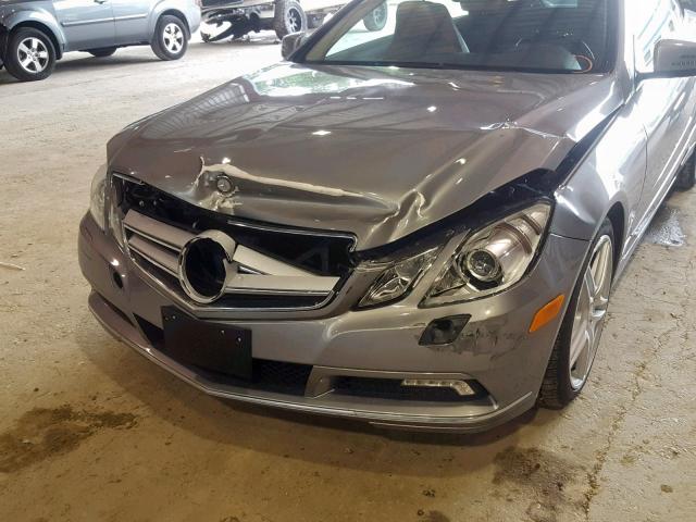 WDDKK5GF4BF072190 - 2011 MERCEDES-BENZ E 350 GRAY photo 9