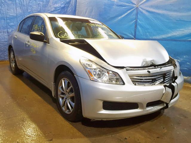 JNKCV61F89M352249 - 2009 INFINITI G37 SILVER photo 1