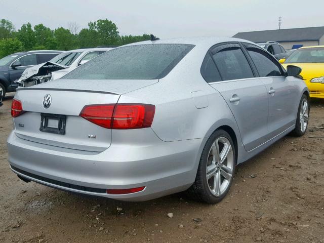 3VW4S7AJ8FM328183 - 2015 VOLKSWAGEN JETTA GLI SILVER photo 4