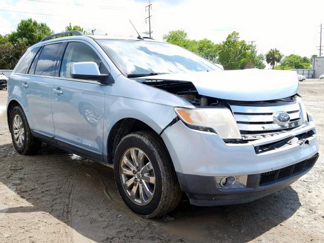 2FMDK39C28BA56165 - 2008 FORD EDGE LIMIT BLUE photo 1