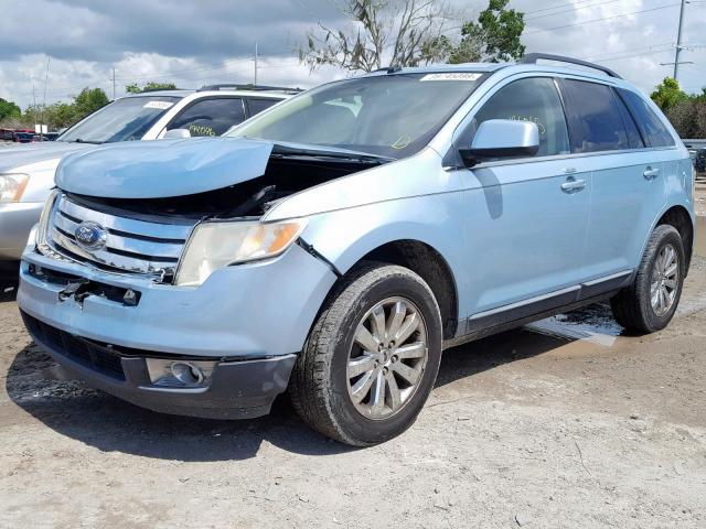 2FMDK39C28BA56165 - 2008 FORD EDGE LIMIT BLUE photo 2