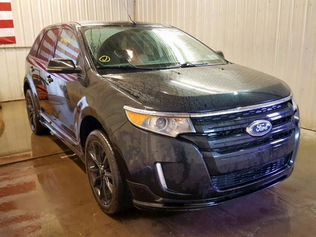 2FMDK4AK0DBB74962 - 2013 FORD EDGE SPORT BLACK photo 1