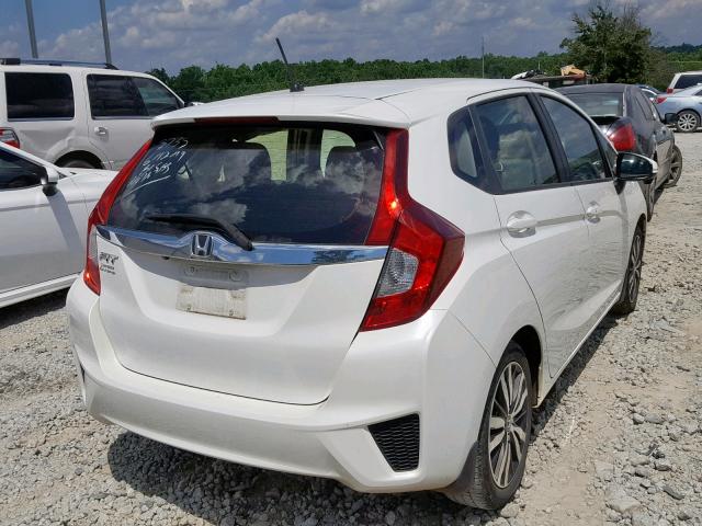 JHMGK5H75GS007983 - 2016 HONDA FIT EX WHITE photo 4