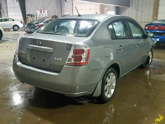 3N1AB61E07L699593 - 2007 NISSAN SENTRA 2.0 GRAY photo 4