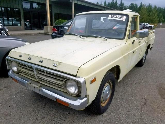 SGTAPU39010 - 1974 FORD COURIER YELLOW photo 2