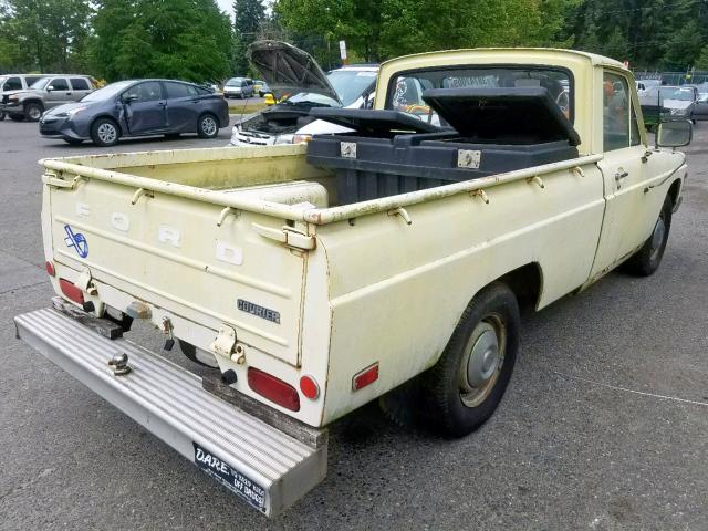SGTAPU39010 - 1974 FORD COURIER YELLOW photo 4