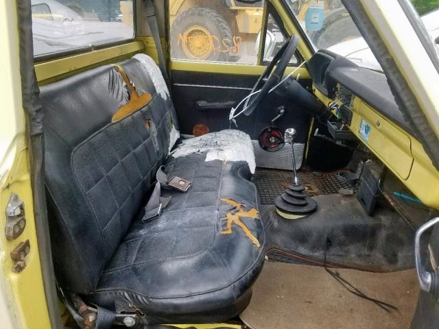 SGTAPU39010 - 1974 FORD COURIER YELLOW photo 5