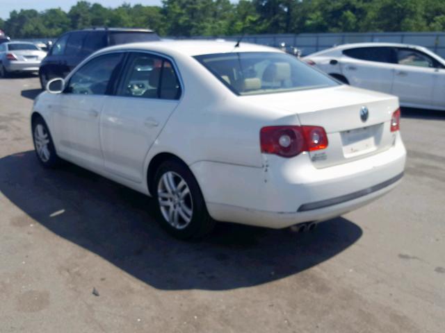 3VWEF71K87M151122 - 2007 VOLKSWAGEN JETTA WOLF WHITE photo 3