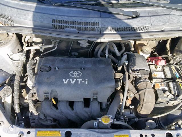 JTKKT624865016440 - 2006 TOYOTA SCION XA SILVER photo 7