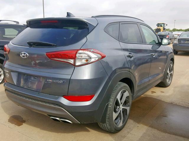 KM8J33A23GU183714 - 2016 HYUNDAI TUCSON LIM GRAY photo 4