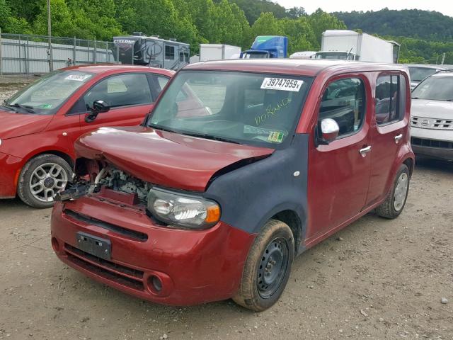 JN8AZ2KR0ET350952 - 2014 NISSAN CUBE S BURGUNDY photo 2