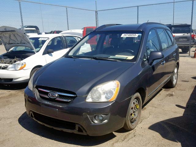 KNAFG526177121770 - 2007 KIA RONDO LX GRAY photo 2