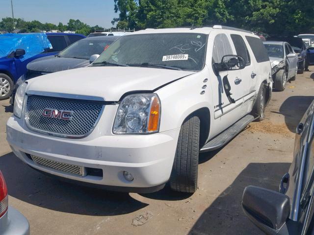 1GKFK66888J237897 - 2008 GMC YUKON XL D WHITE photo 2