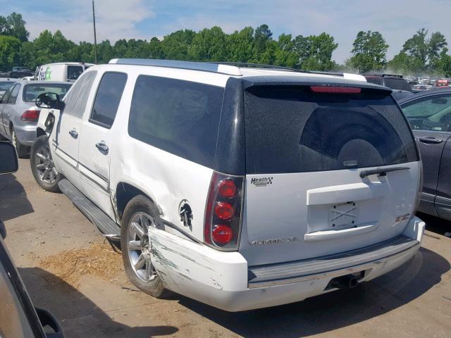 1GKFK66888J237897 - 2008 GMC YUKON XL D WHITE photo 3